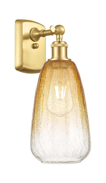 Innovations - 516-1W-SG-G480-6AM - One Light Wall Sconce - Ballston - Satin Gold