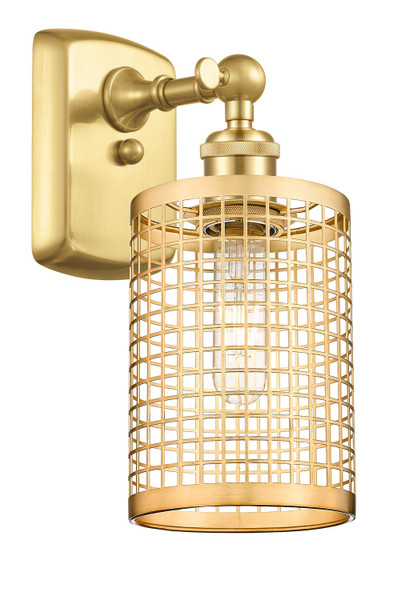Innovations - 516-1W-SG-M18-SG - LED Wall Sconce - Downtown Urban - Satin Gold