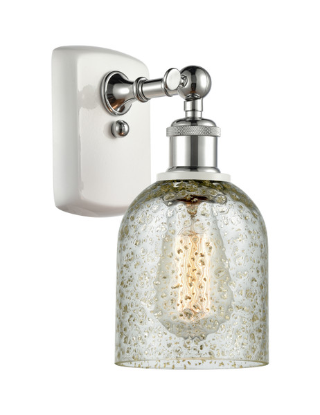 Innovations - 516-1W-WPC-G259 - One Light Wall Sconce - Ballston - White Polished Chrome