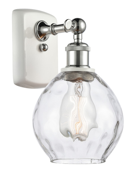 Innovations - 516-1W-WPC-G362 - One Light Wall Sconce - Ballston - White Polished Chrome