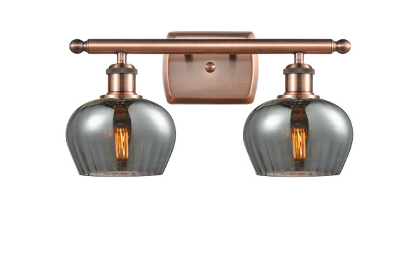 Innovations - 516-2W-AC-G93 - Two Light Bath Vanity - Ballston - Antique Copper