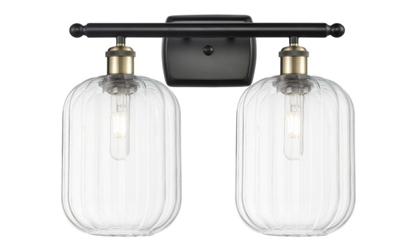 Innovations - 516-2W-BAB-G460-7CL - Two Light Bath Vanity - Ballston - Black Antique Brass