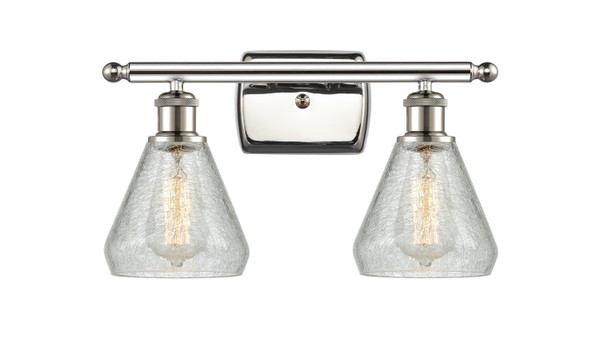 Innovations - 516-2W-PN-G275 - Two Light Bath Vanity - Ballston - Polished Nickel
