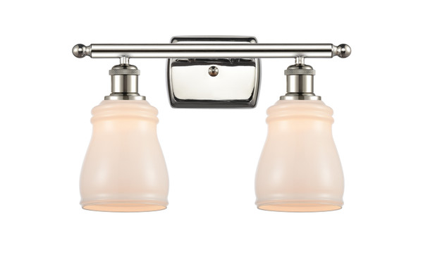Innovations - 516-2W-PN-G391 - Two Light Bath Vanity - Ballston - Polished Nickel