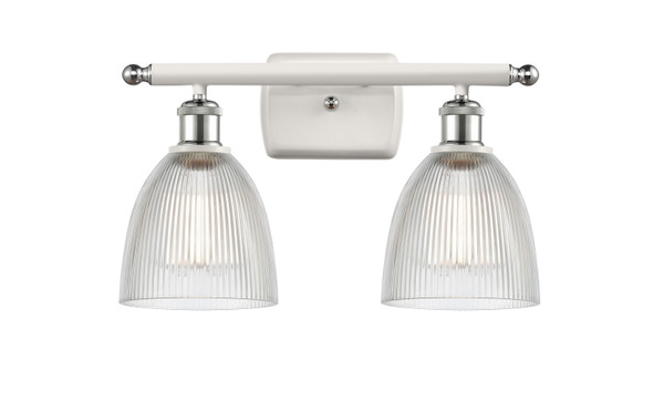 Innovations - 516-2W-WPC-G382-LED - LED Bath Vanity - Ballston - White Polished Chrome