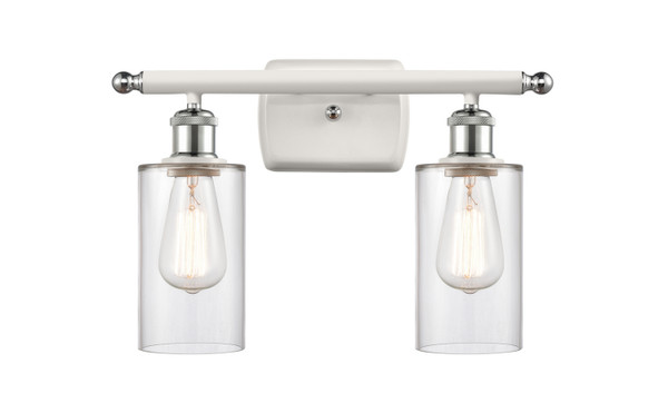 Innovations - 516-2W-WPC-G802-LED - LED Bath Vanity - Ballston - White Polished Chrome