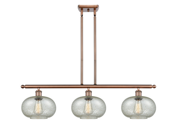 Innovations - 516-3I-AC-G249 - Three Light Island Pendant - Ballston - Antique Copper