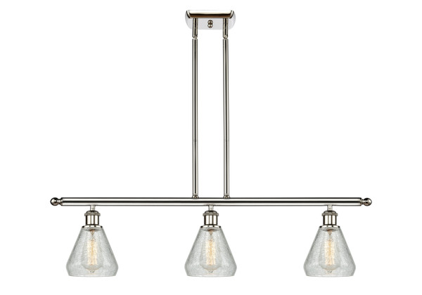 Innovations - 516-3I-PN-G275 - Three Light Island Pendant - Ballston - Polished Nickel
