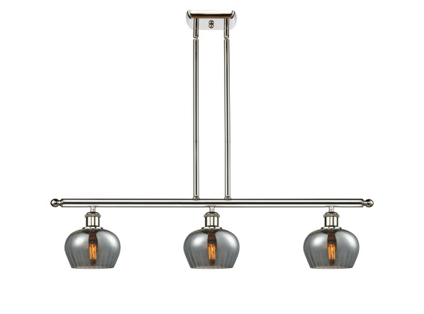 Innovations - 516-3I-PN-G93 - Three Light Island Pendant - Ballston - Polished Nickel