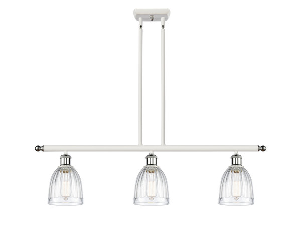 Innovations - 516-3I-WPC-G442-LED - LED Island Pendant - Ballston - White Polished Chrome