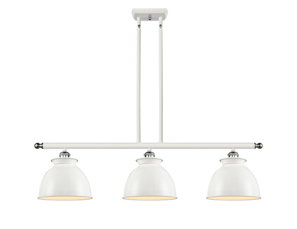 Innovations - 516-3I-WPC-M14-WPC-LED - LED Island Pendant - Ballston - White and Polished Chrome