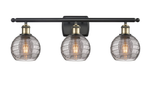 manufacturer_finish:Black Antique Brass|manufacturer_glass:Light Smoke Athens Deco Swirl|light_output:220.00lm|color_temperature:2200K|cri:99