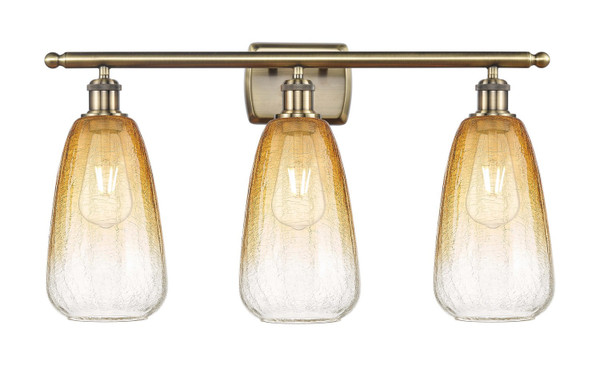 Innovations - 516-3W-AB-G480-6AM - Three Light Bath Vanity - Ballston - Antique Brass