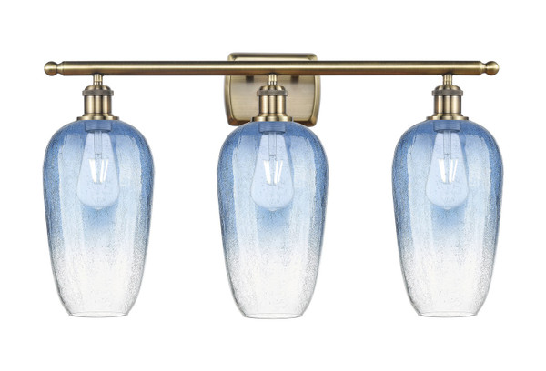 Innovations - 516-3W-AB-G484-7SB - Three Light Bath Vanity - Ballston - Antique Brass
