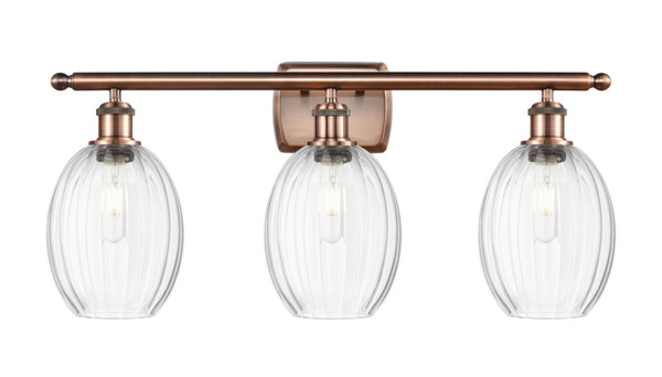 Innovations - 516-3W-AC-G459-6CL - Three Light Bath Vanity - Ballston - Antique Copper