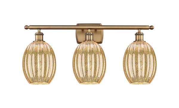 Innovations - 516-3W-BB-G459-6ME - Three Light Bath Vanity - Ballston - Brushed Brass