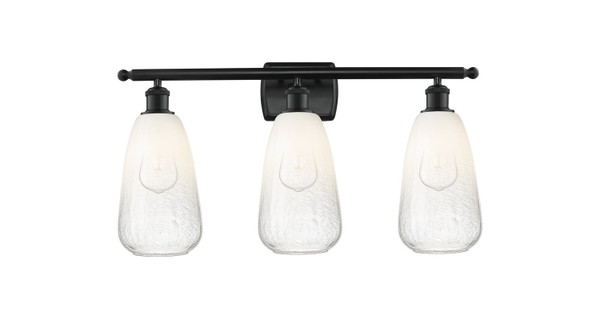 Innovations - 516-3W-BK-G480-6OP - Three Light Bath Vanity - Ballston - Matte Black