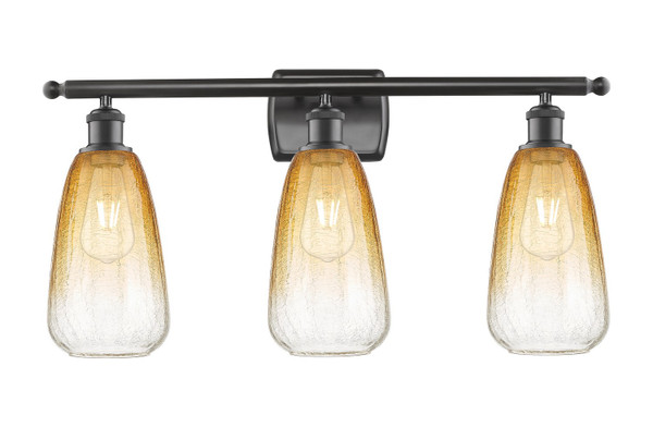 Innovations - 516-3W-OB-G480-6AM - Three Light Bath Vanity - Ballston - Oil Rubbed Bronze