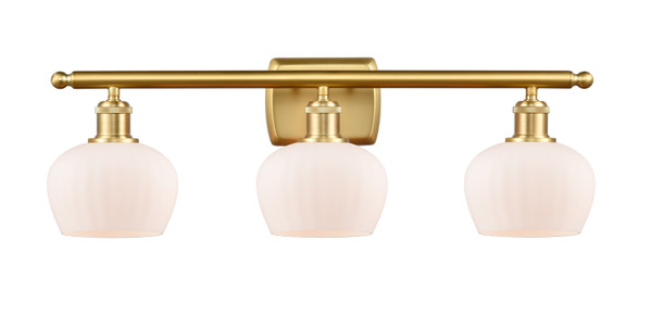Innovations - 516-3W-SG-G91 - Three Light Bath Vanity - Ballston - Satin Gold