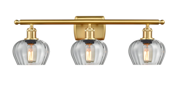Innovations - 516-3W-SG-G92 - Three Light Bath Vanity - Ballston - Satin Gold