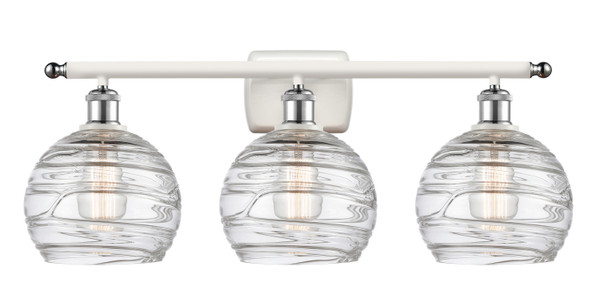 Innovations - 516-3W-WPC-G1213-8-LED - LED Bath Vanity - Ballston - White Polished Chrome