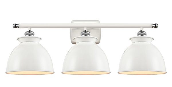 Innovations - 516-3W-WPC-M14-WPC-LED - LED Bath Vanity - Ballston - White and Polished Chrome