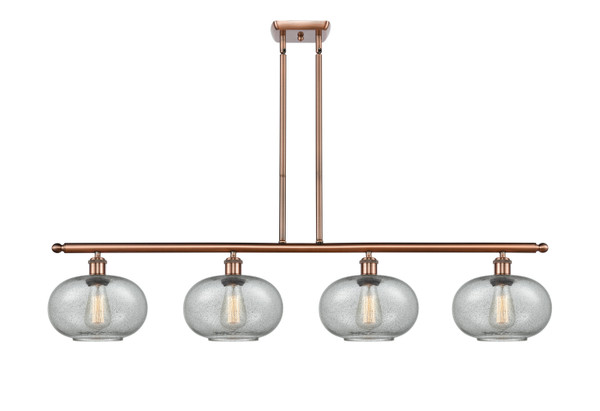 Innovations - 516-4I-AC-G247 - Four Light Island Pendant - Ballston - Antique Copper
