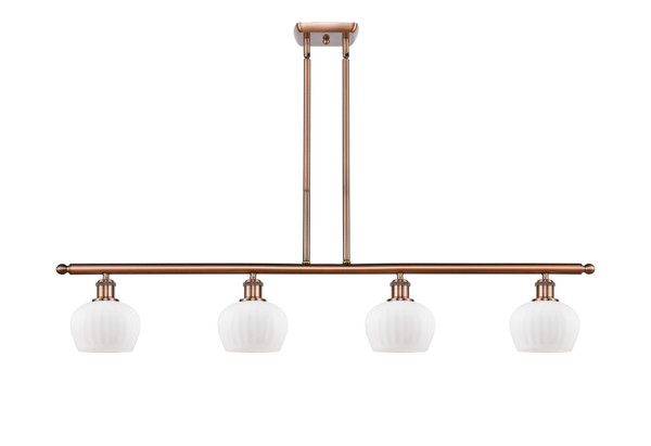 Innovations - 516-4I-AC-G91-LED - LED Island Pendant - Ballston - Antique Copper