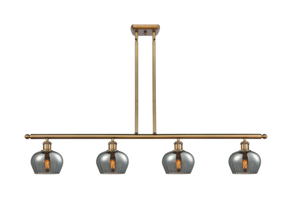 Innovations - 516-4I-BB-G93 - Four Light Island Pendant - Ballston - Brushed Brass