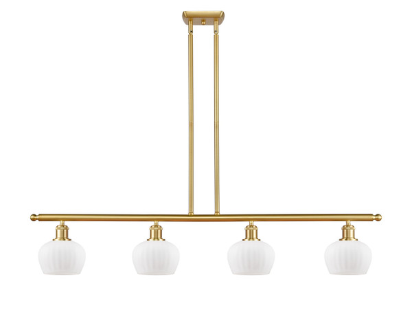 Innovations - 516-4I-SG-G91-LED - LED Island Pendant - Ballston - Satin Gold