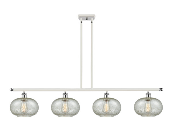 Innovations - 516-4I-WPC-G249 - Four Light Island Pendant - Ballston - White Polished Chrome