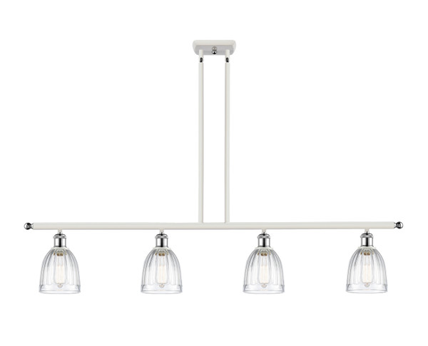 Innovations - 516-4I-WPC-G442-LED - LED Island Pendant - Ballston - White Polished Chrome