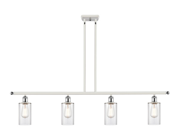 Innovations - 516-4I-WPC-G802 - Four Light Island Pendant - Ballston - White Polished Chrome