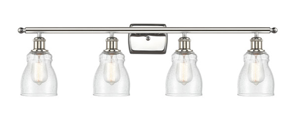 Innovations - 516-4W-PN-G394 - Four Light Bath Vanity - Ballston - Polished Nickel