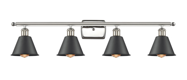 Innovations - 516-4W-PN-M8-LED - LED Bath Vanity - Ballston - Polished Nickel