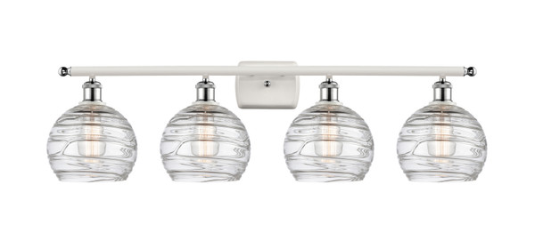 Innovations - 516-4W-WPC-G1213-8-LED - LED Bath Vanity - Ballston - White Polished Chrome