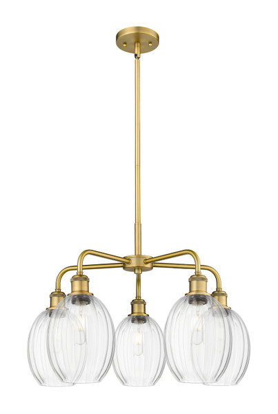 Innovations - 516-5CR-BB-G459-6CL - Five Light Chandelier - Ballston - Brushed Brass