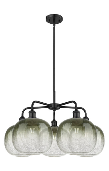 Innovations - 516-5CR-BK-G481-10SL - Five Light Chandelier - Ballston - Matte Black