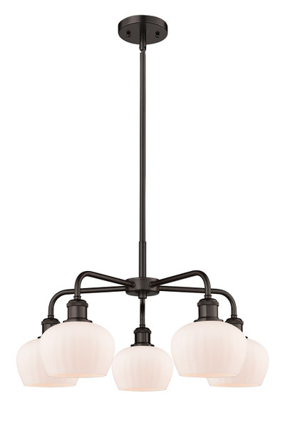 Innovations - 516-5CR-OB-G91 - Five Light Chandelier - Ballston - Oil Rubbed Bronze
