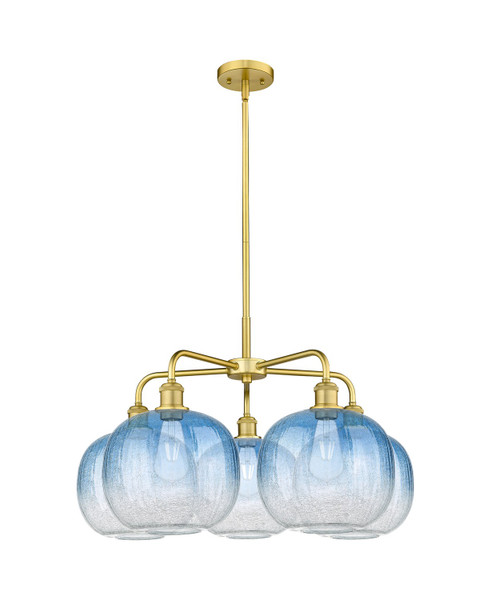 Innovations - 516-5CR-SG-G481-10SB - Five Light Chandelier - Ballston - Satin Gold