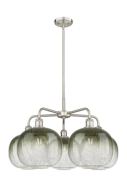 Innovations - 516-5CR-SN-G481-10SL - Five Light Chandelier - Ballston - Satin Nickel
