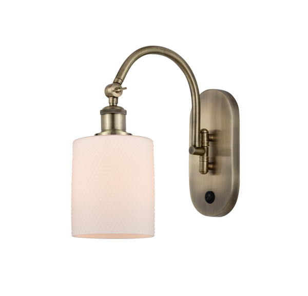 manufacturer_finish:Antique Brass|manufacturer_glass:Cased Matte White Cobbleskill|light_output:220.00lm|color_temperature:2200K|cri:99