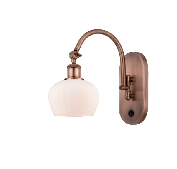 Innovations - 518-1W-AC-G91 - One Light Swing Arm - Ballston - Antique Copper