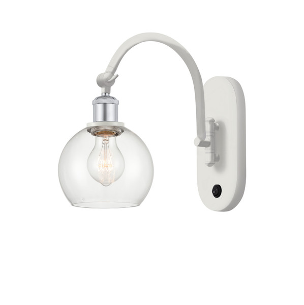 Innovations - 518-1W-WPC-G122-6-LED - LED Wall Sconce - Ballston - White Polished Chrome