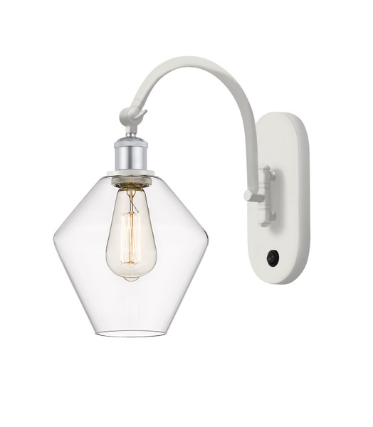 Innovations - 518-1W-WPC-G652-8 - One Light Wall Sconce - Ballston - White Polished Chrome