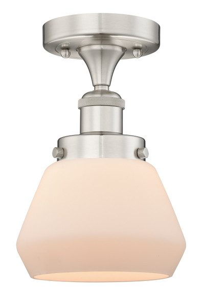 manufacturer_finish:Brushed Satin Nickel|manufacturer_glass:Cased Matte White Fulton