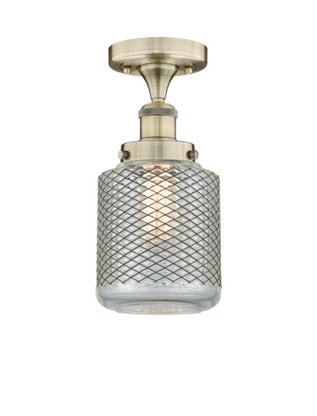 Innovations - 616-1F-AB-G262 - One Light Semi-Flush Mount - Edison - Antique Brass