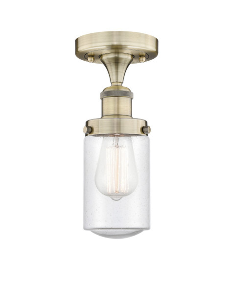 Innovations - 616-1F-AB-G314 - One Light Semi-Flush Mount - Edison - Antique Brass