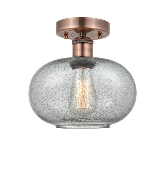 Innovations - 616-1F-AC-G247 - One Light Flush Mount - Edison - Antique Copper