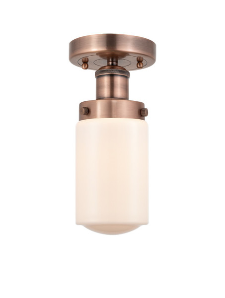 Innovations - 616-1F-AC-G311 - One Light Semi-Flush Mount - Edison - Antique Copper